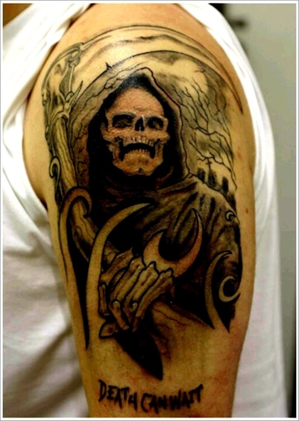 35 Daring Grim Reaper Tattoo Ideas e Significados 20 
