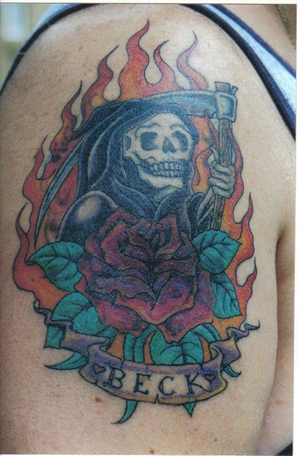35 Daring Grim Reaper Tatuagem Ideias e Significados 13 