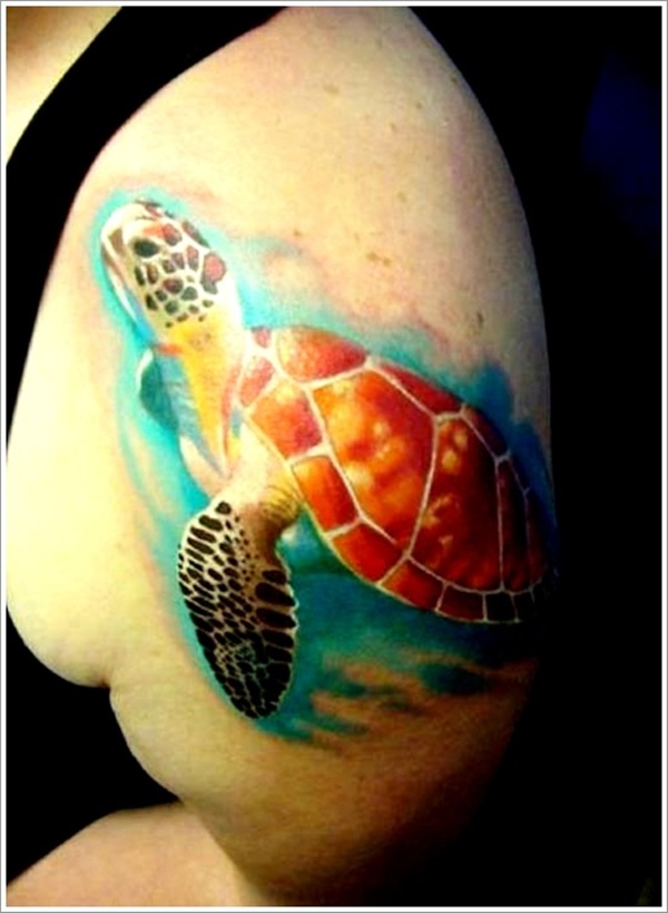 35 desenhos de tatuagem de tartaruga e idéias 15 