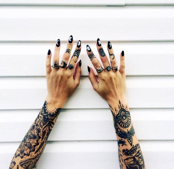 Projetos bonitos dos tatuagens do dedo (99) 