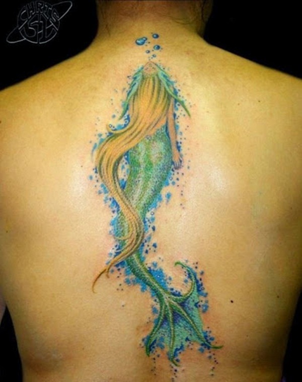 40 desenhos de tatuagem de sereia elegante 33 