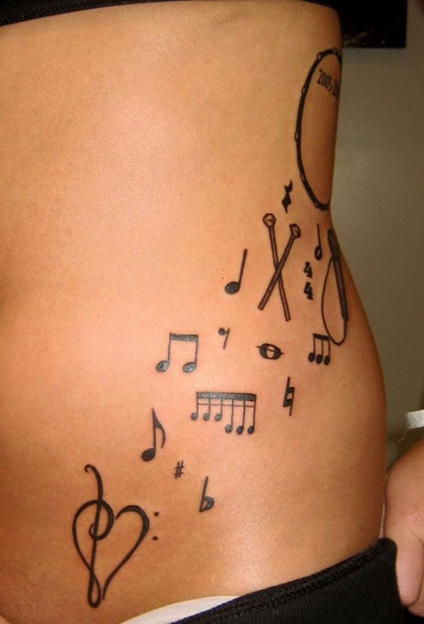 desenho de tatuagem de música (21) 