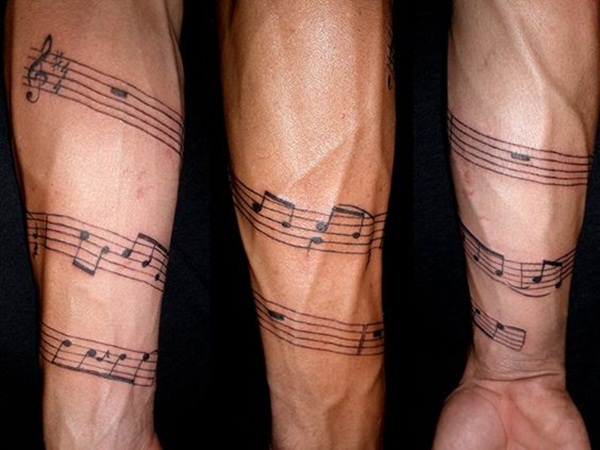 Desenhos de tatuagem de música 44 
