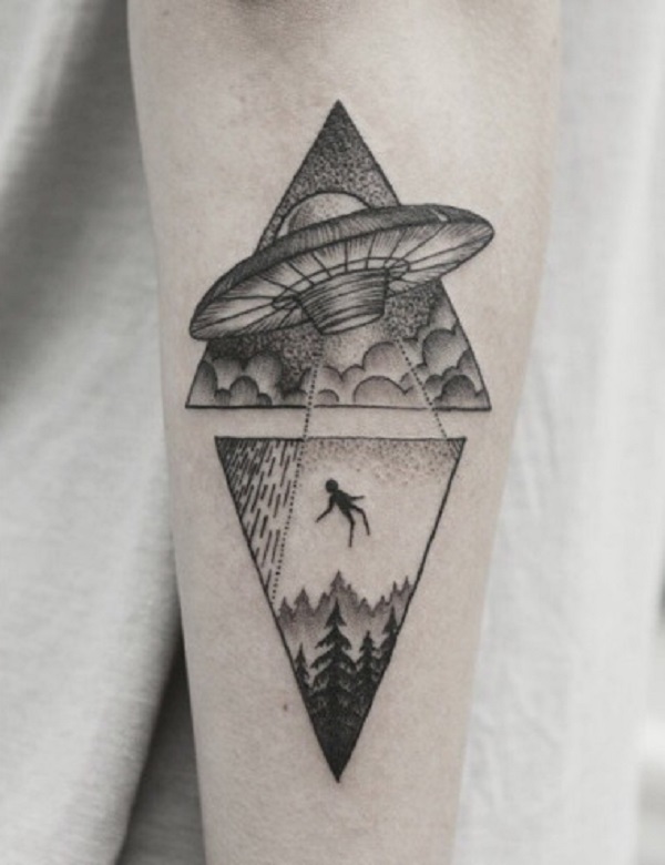 Tatuagens Triangulares de Glifo 34 