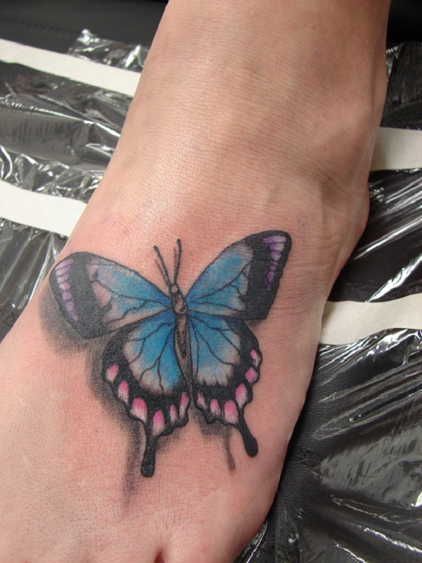 Tatuagem de borboleta 3D 61 
