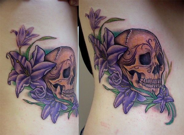 tatuagem de flores de lírio 22 