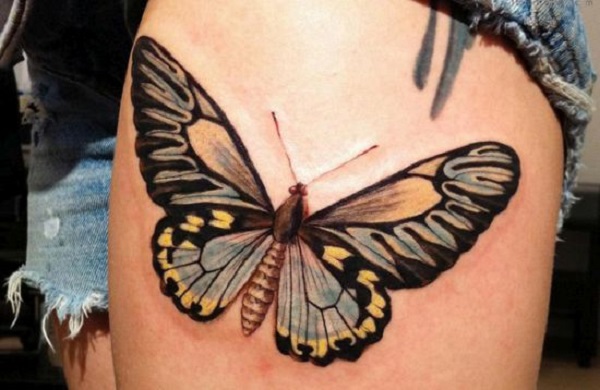 Tatuagem de borboleta 3D 56 