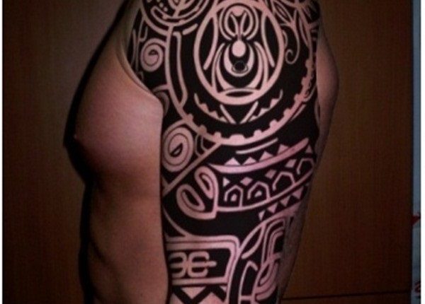 Idéias de tatuagem linda braço Tribal 5 