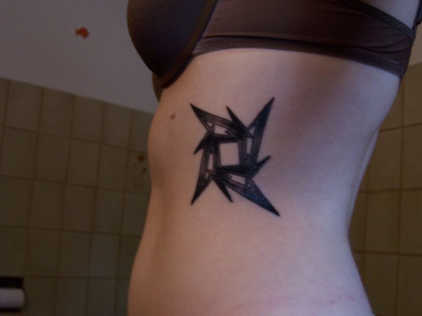 Significados e desenhos do tatuagem da estrela de Ninja 37 
