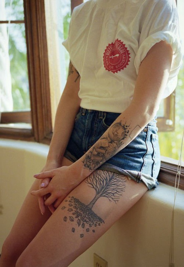 Desenhos de tatuagem inspirados na natureza43 