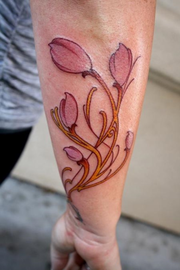 Belos desenhos de tatuagens florais que vai explodir sua mente0341 