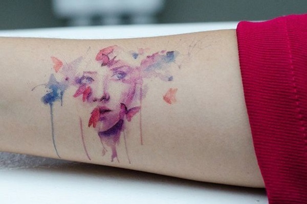 design de tatuagem de cor de água e ideas3 