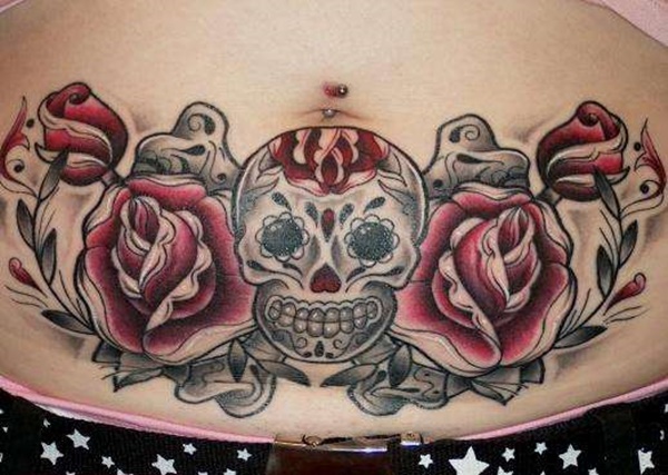 40 melhores exemplos de tatuagens de estômago 12 