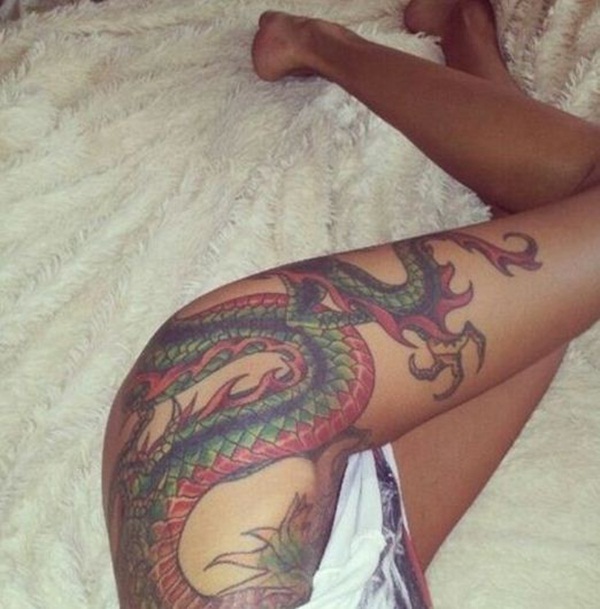 Desenhos de tatuagem de dragão para mulheres e homens19 