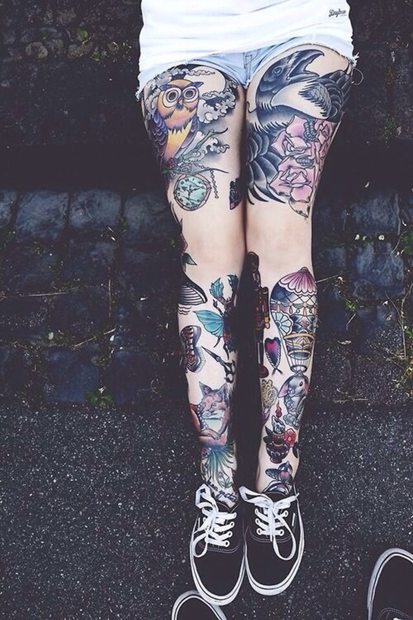 desenhos de tatuagem de perna sexy de mulheres (35) 