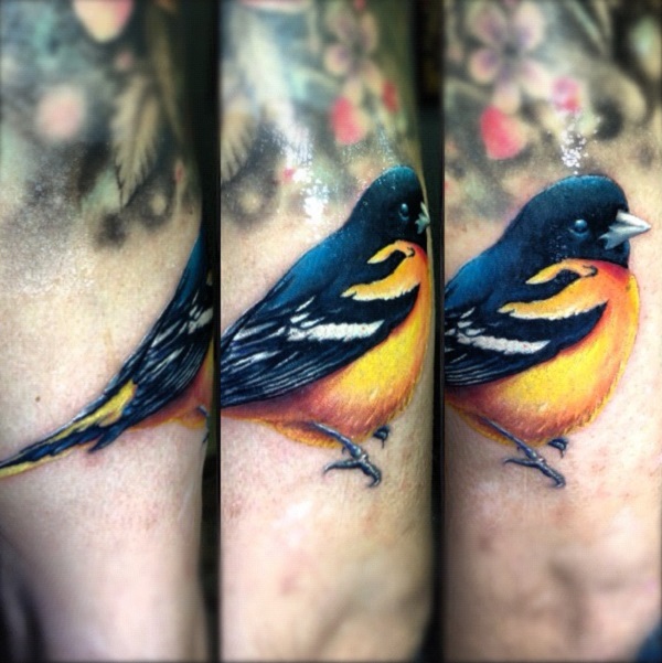 tatuagem de pássaro por eris09 