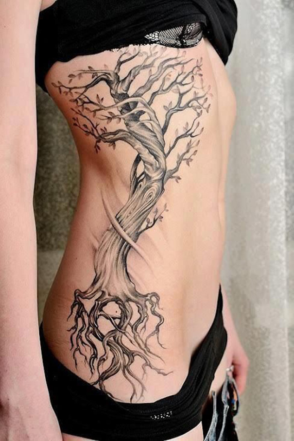 Desenhos de tatuagem de árvore 2018 