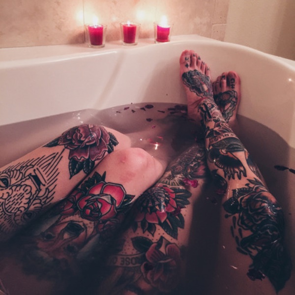 desenhos de tatuagem de perna sexy de mulheres (29) 