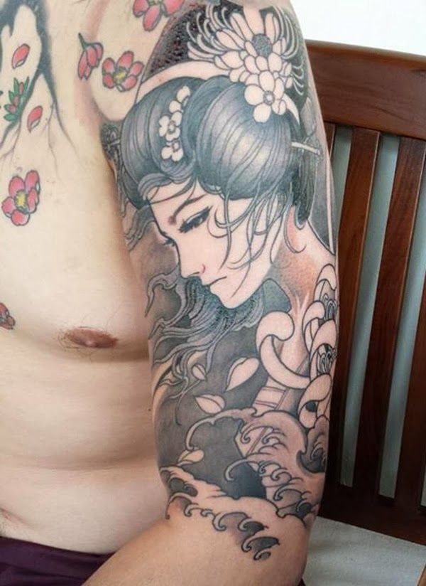 Adoráveis ​​desenhos de tatuagem asiáticos e significados 22 