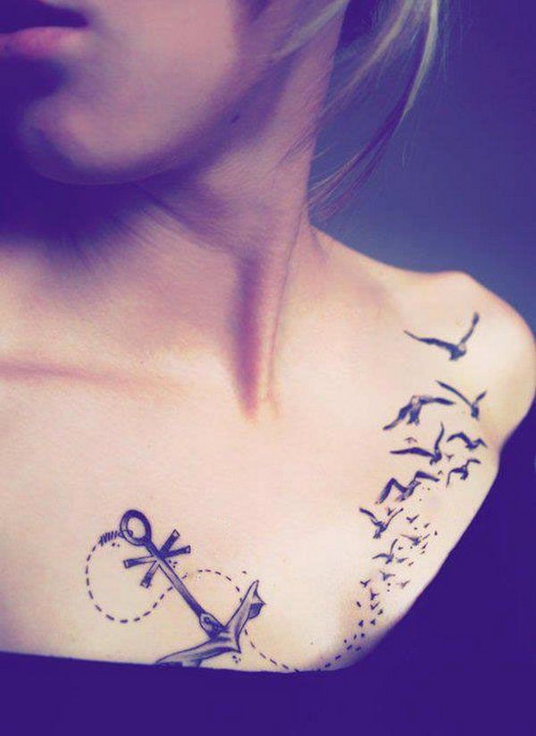 desenhos de tatuagem de pássaro (15) 