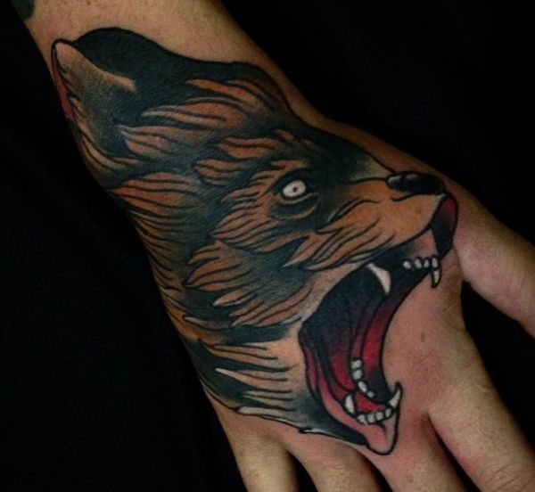 Bear tatuagem desenho por lado 