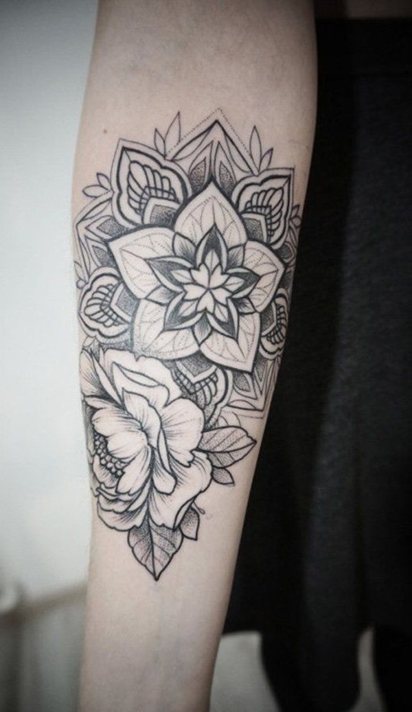 desenhos de tatuagem de flores (31) 