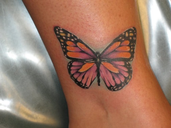 Tatuagem de borboleta 3D 52 