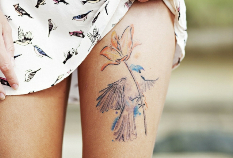 tatuagem de flor 