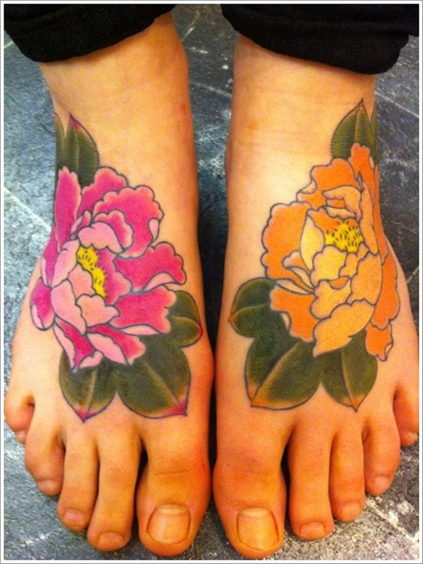 40 Beautiful Peony Flower Tatuagem Significados e Idéias 19 