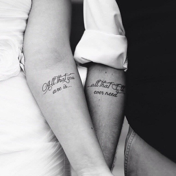 Desenhos de tatuagem de casal 37 