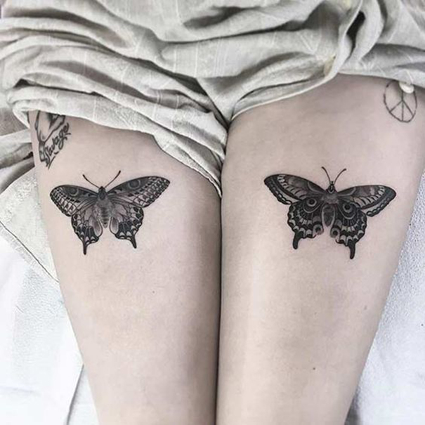 tatuagem linda borboleta para mulheres 