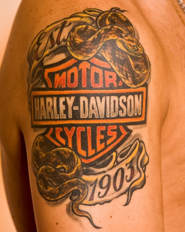 Idéias e inspirações exclusivas do Harley Davidson Tattoo 16 