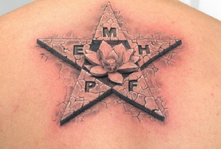 tatuagem de estrela 