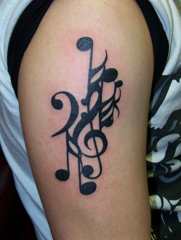 35 Melodious Music Notation Tattoos 10 