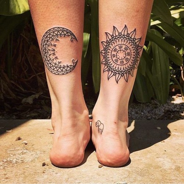 tatuagem de perna (41) 