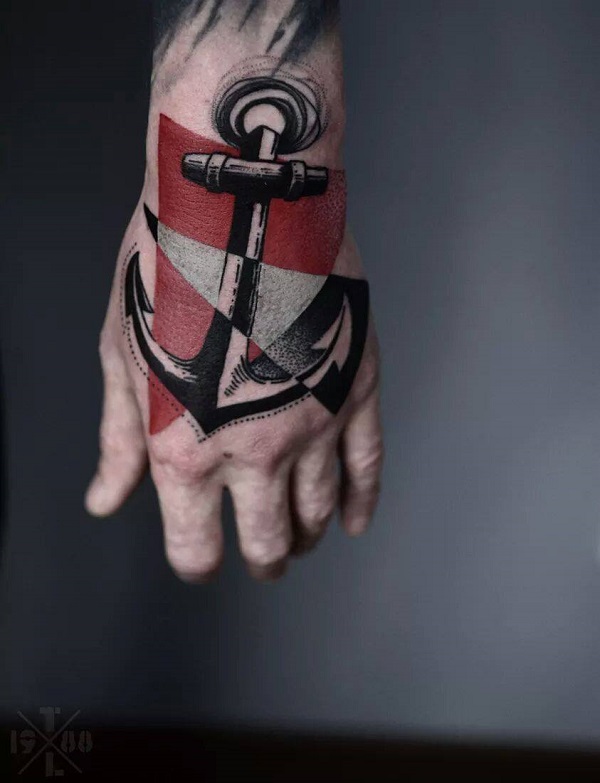 Tatuagem de mão de âncora-7 