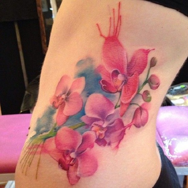 Tatuagem de orquídea 1 