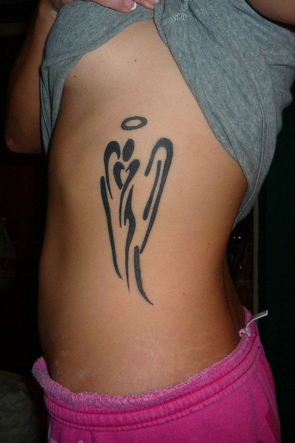 Desenhos de tatuagem de anjo e idéias16 