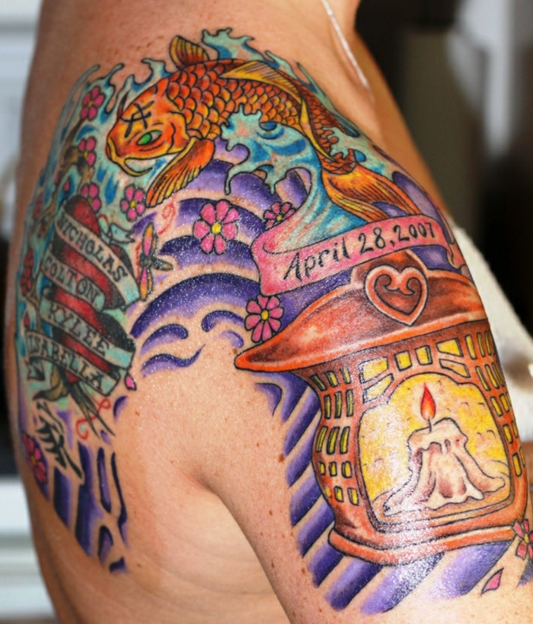 belos desenhos de tatuagens de peixe 