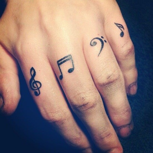 Desenhos de tatuagem de música 66 