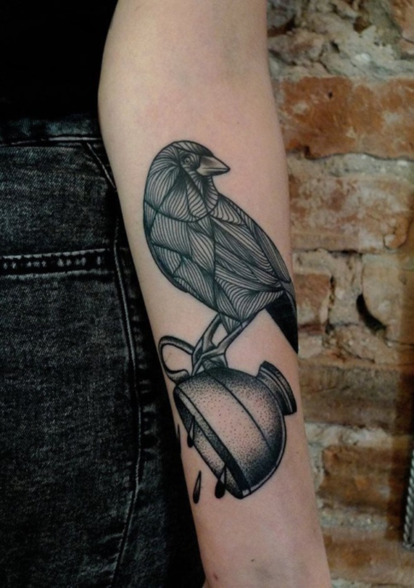 Desenhos de tatuagem de pássaros (66) 