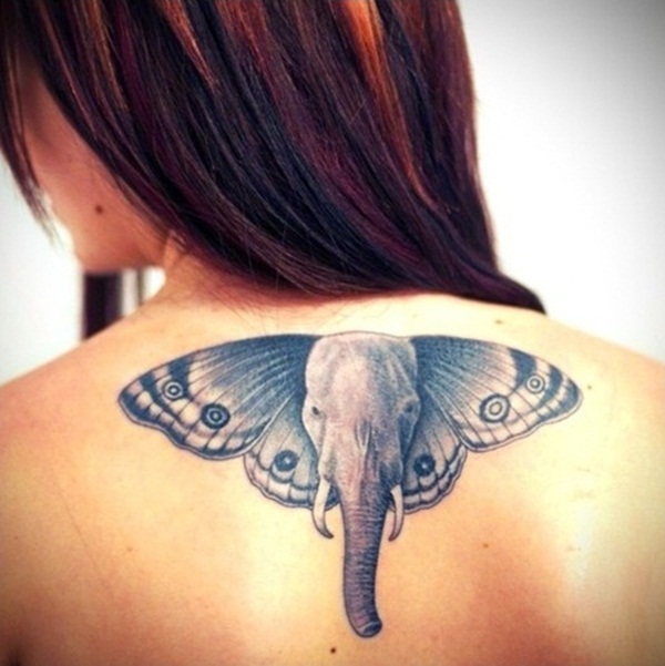 Projetos bonitos do Tattoo do elefante minúsculo Vectorial (47) 