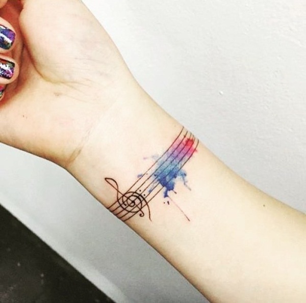 Desenhos de tatuagem de música 3 