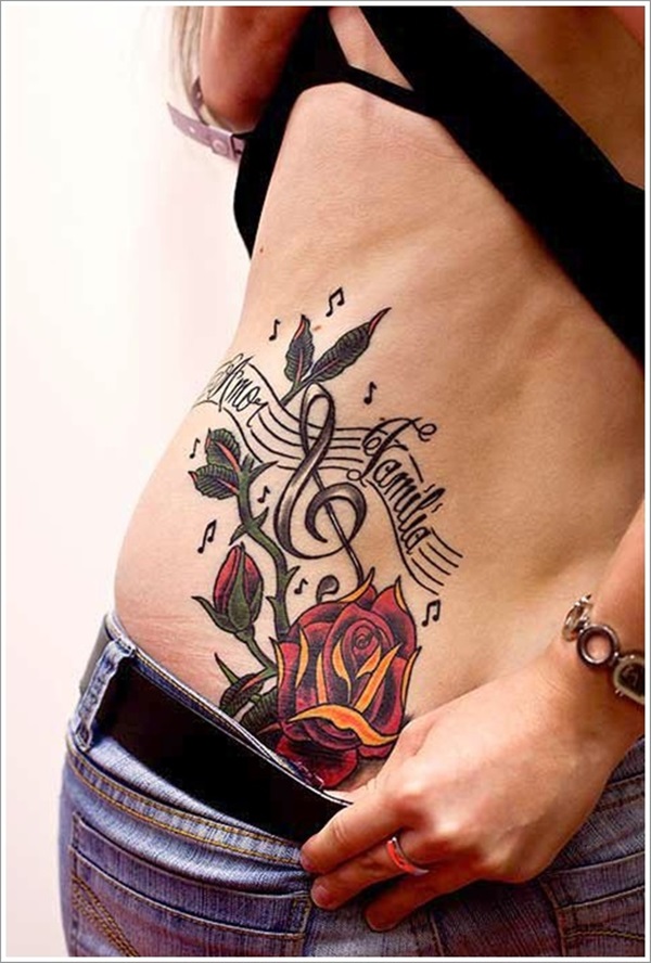 35 lindas tatuagens e desenhos de rosas 16 