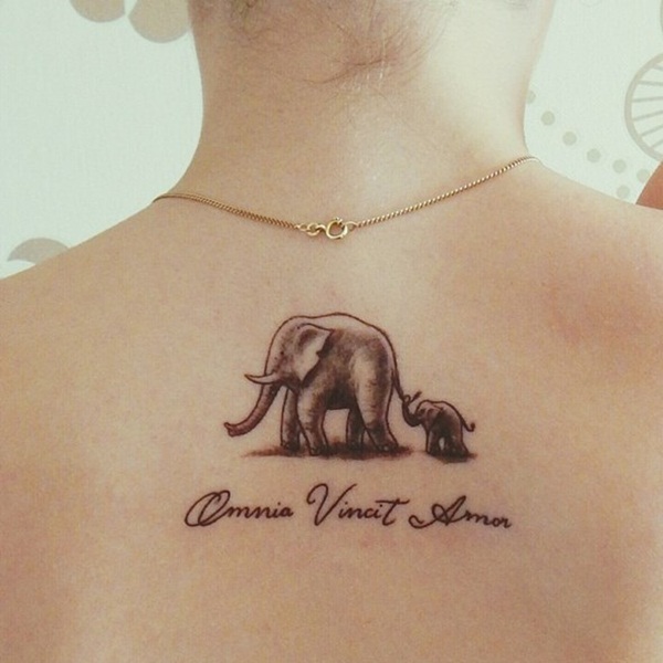 Projetos minúsculos Vectorial bonitos da tatuagem do elefante (23) 