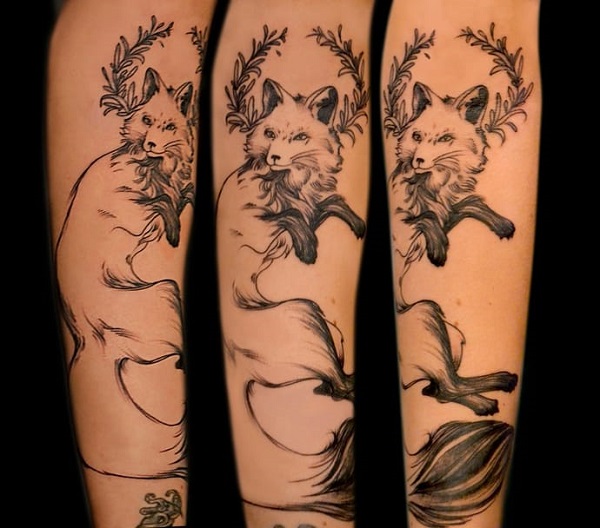 desenhos de raposa-tatuagem-21 