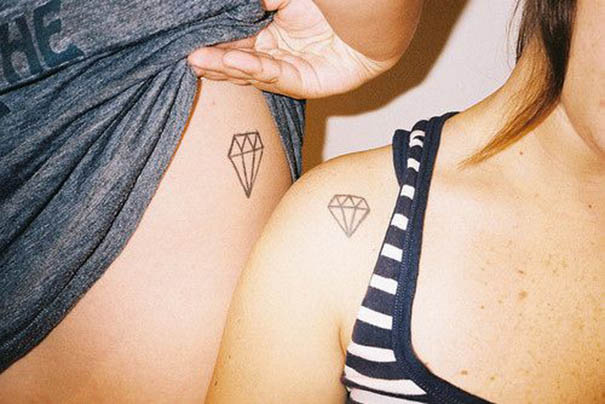 Top 25 Chic Diamond Tattoos 