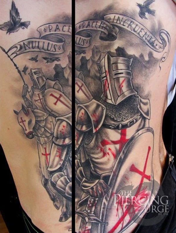 Idéias e Significados do Tatuagem de Cavaleiro 29 