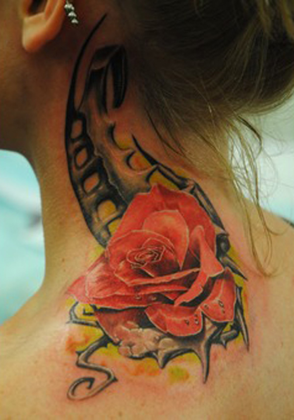 tatuagem de naco rosa 