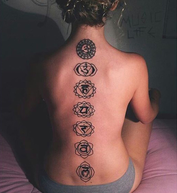 tatuagens originais de chakra 